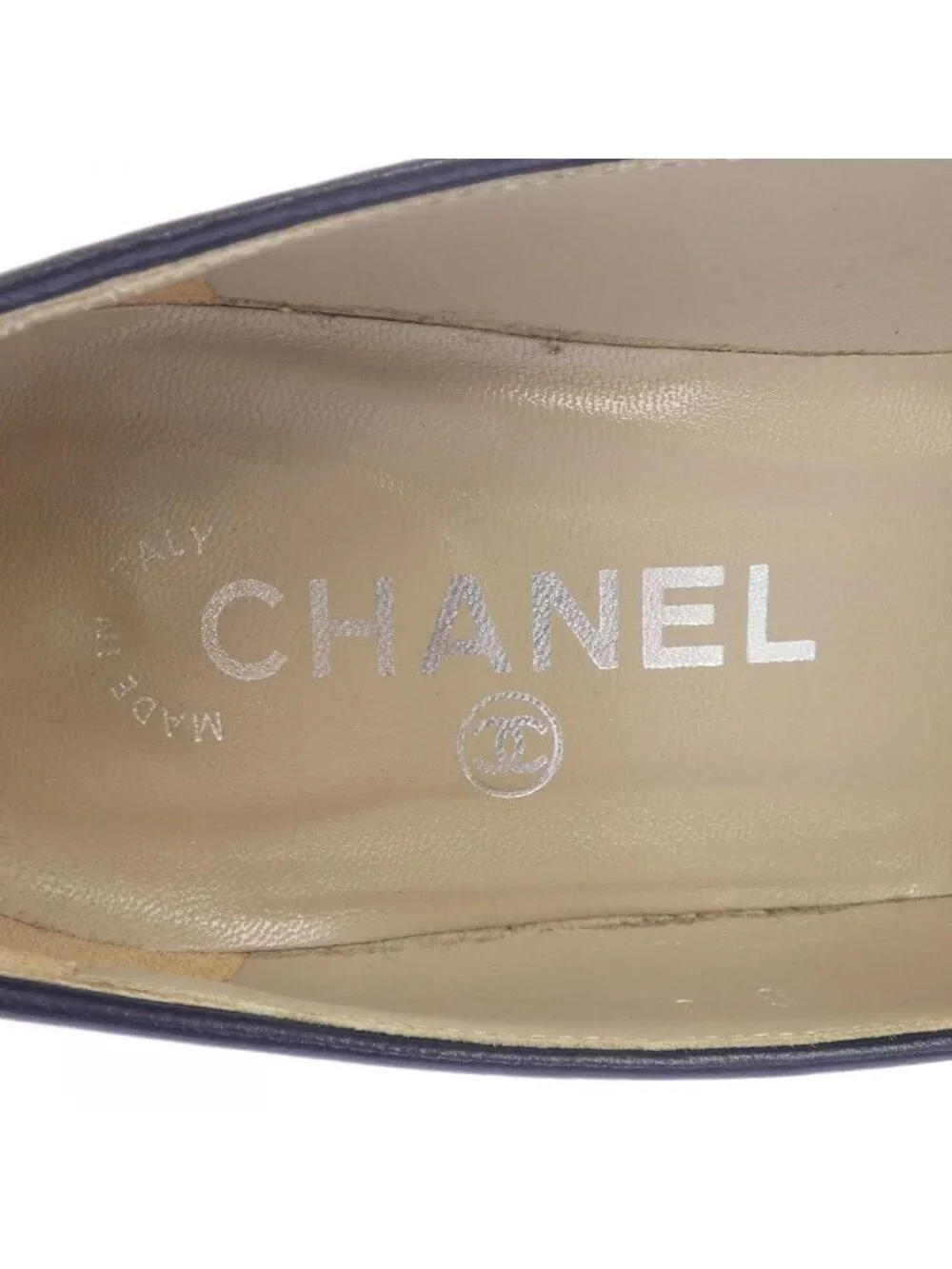 Chanel Pumps Heel Beige